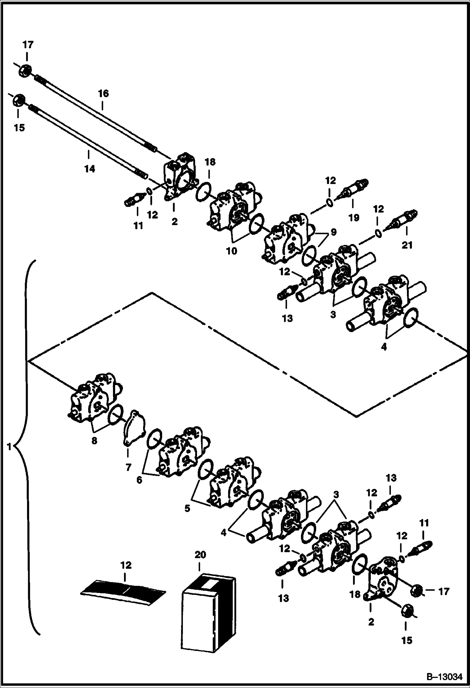 Схема РЕГУЛИРУЮЩИЙ КЛАПАН (9-КАТУШКА)