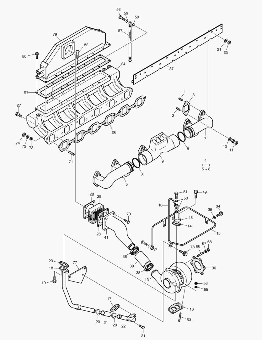 025 INTAKE & EXHAUST MANIFOLD