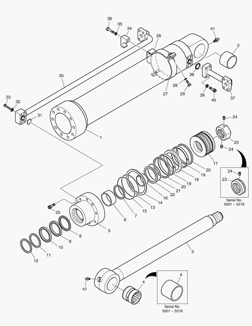 Спецтехника 4280 BUCKET CYLINDER - ARM 2.0m [5001~5352] - главное фото