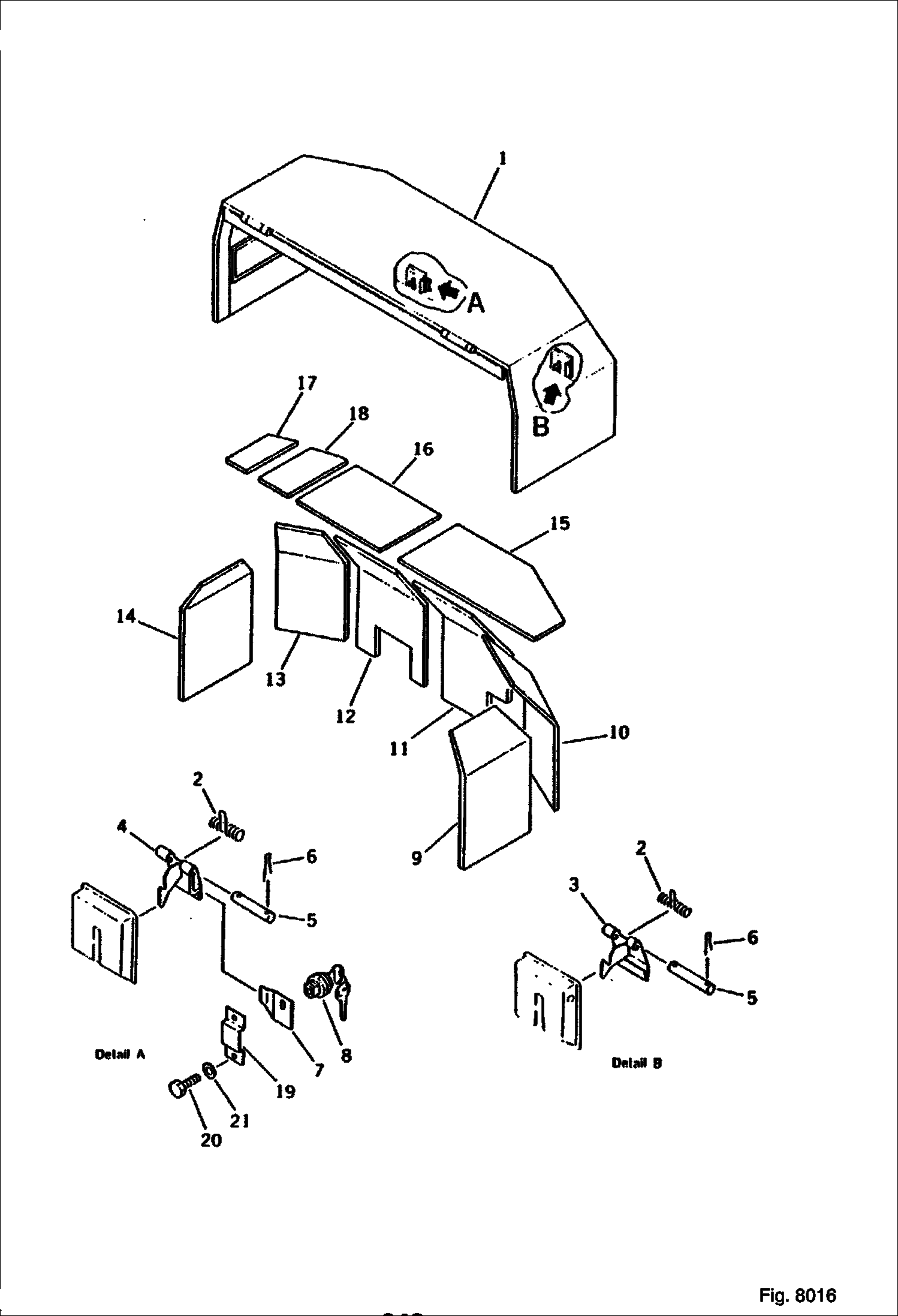 ОХРАННОЕ УСТРОЙСТВО ДЛЯ КАПОТА ДВИГАТЕЛЯ
