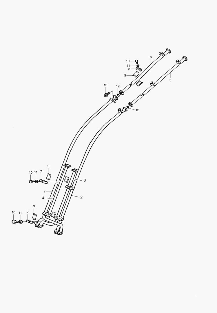 ПЕРЕДНИЙ ТРУБОПРОВОД-5.8 м