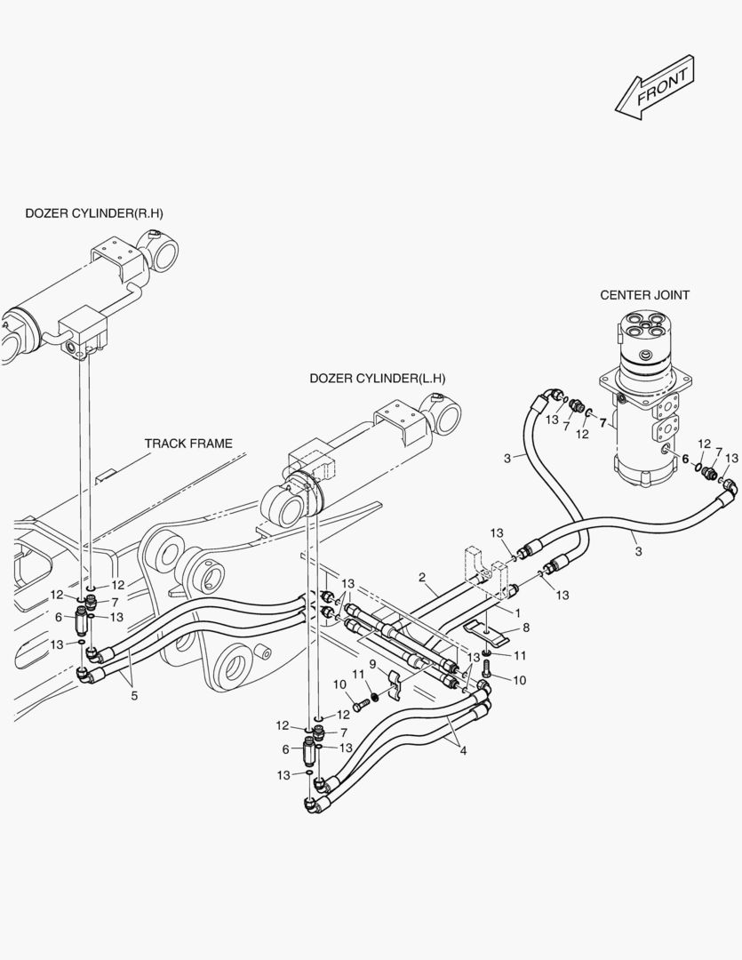 6370 DOZER PIPING [1001~1742]