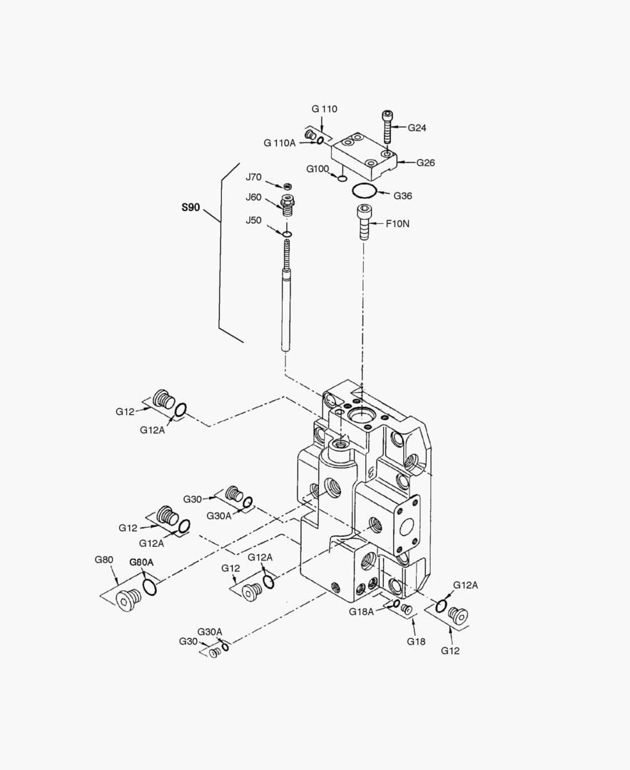 ХОДОВОЙ ГИДРОМОТОР(КРЫШКА)