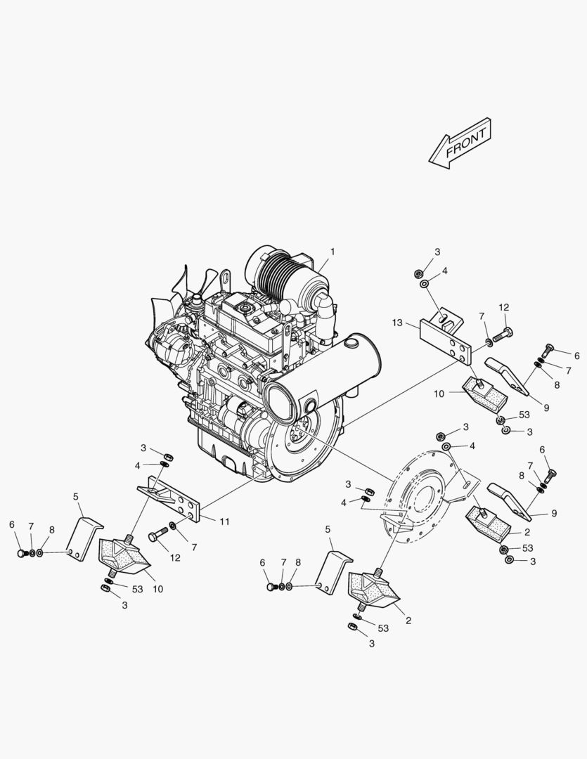 1251 ENGINE MOUNTING(1) - ENGINE [20576~]