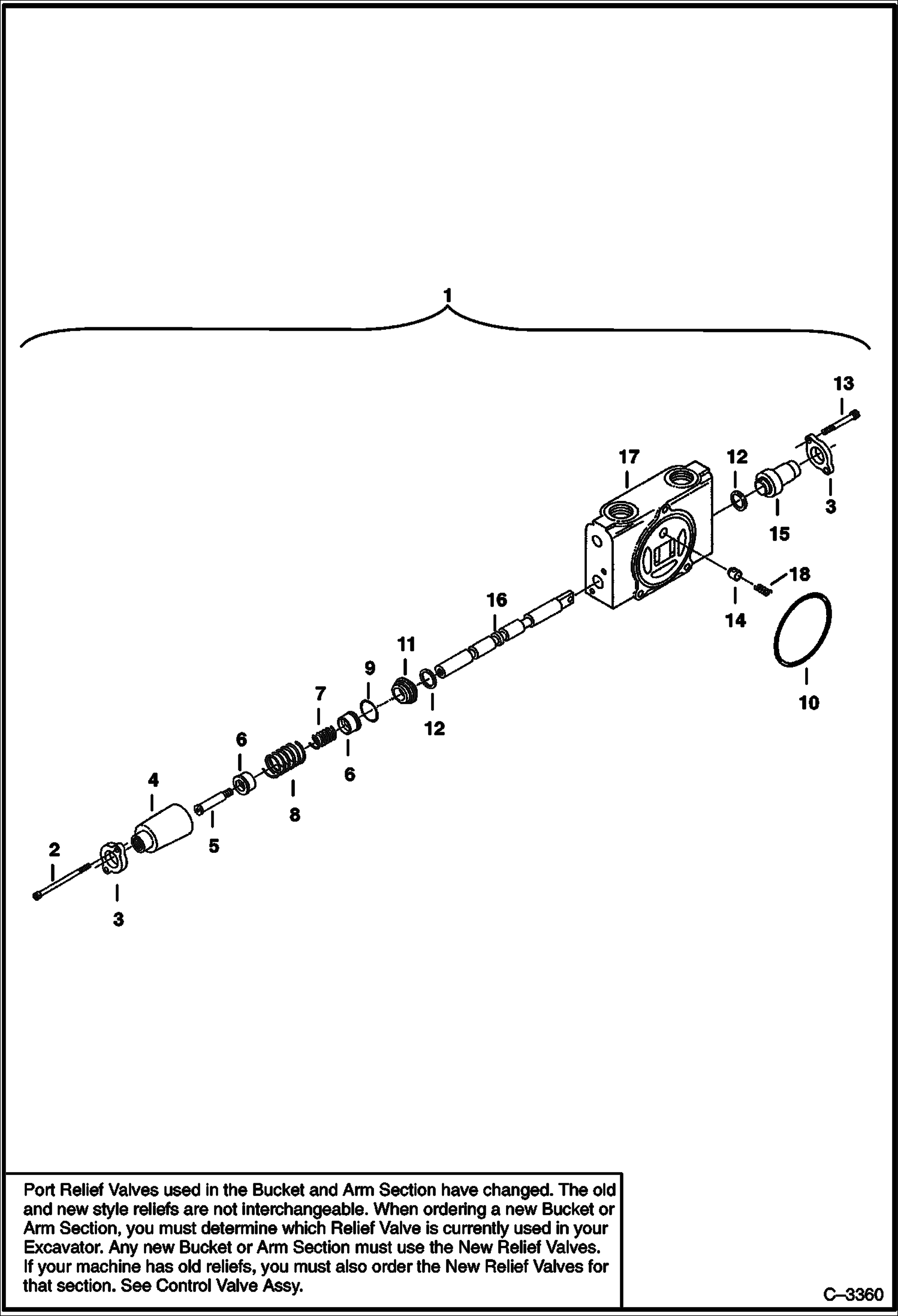 СЕКЦИЯ РАСПРЕДЕЛИТЕЛЯ (КОВШ И РУКОЯТЬ)