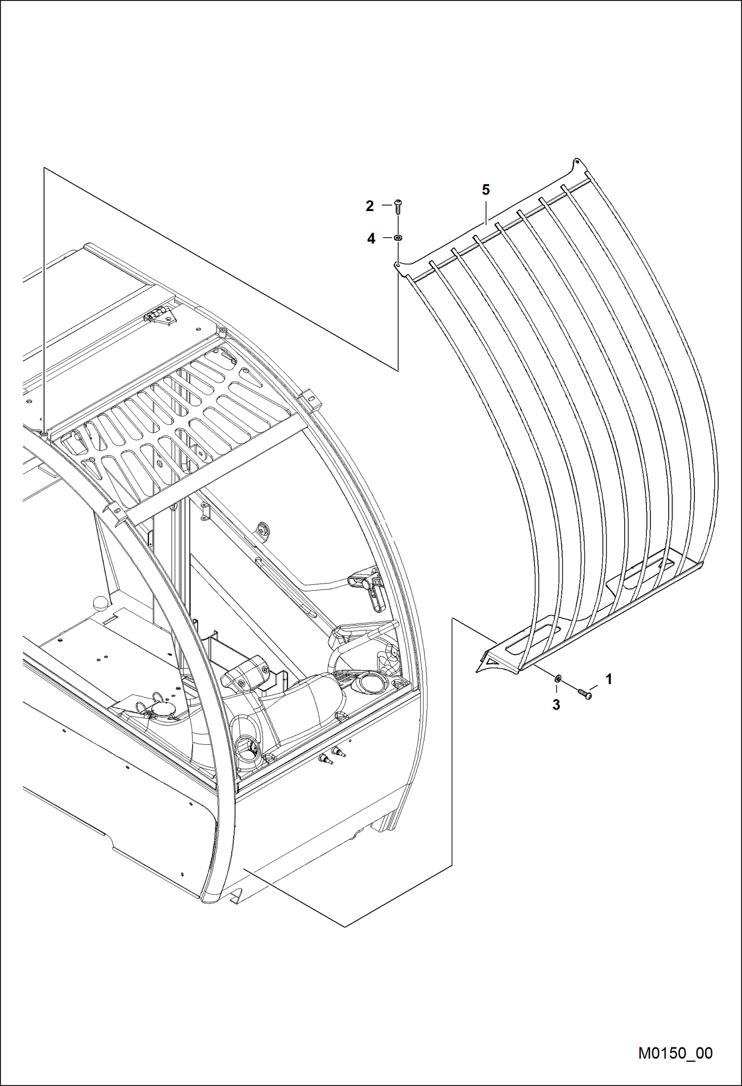 ЗАЩИТНОЕ СРЕДСТВО ДЛЯ ПЕРЕДНЕГО ВЕТРОВОГО СТЕКЛА КАБИНЫ (AID2486)