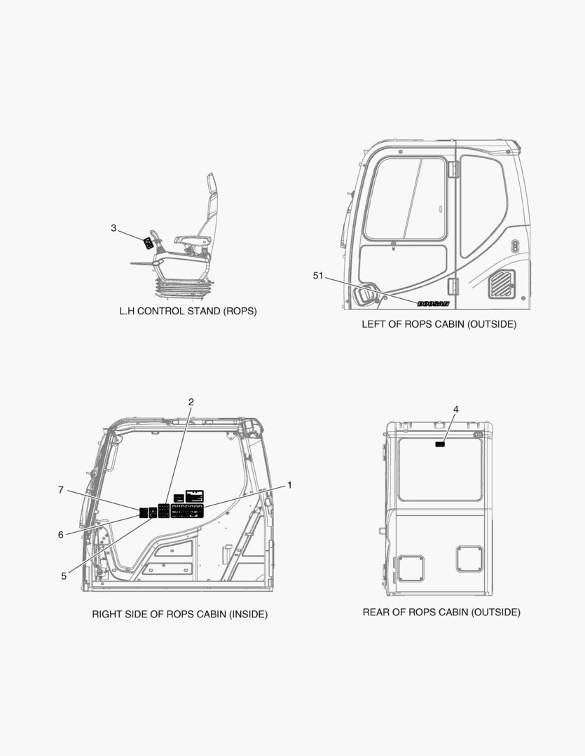 ЗАВОДСКАЯ ТАБЛИЧКА - КАБИНА