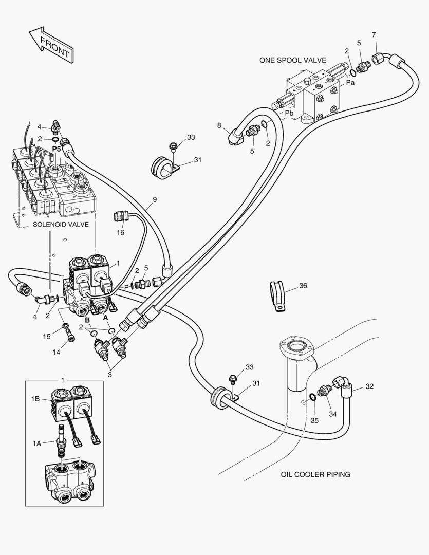 ТРУБОПРОВОД СЕРВОУПРАВЛЕНИЯ(1) - ВРАЩАЮЩИЙСЯ
