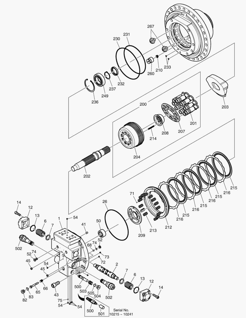4161 TRAVEL MOTOR [10215~]