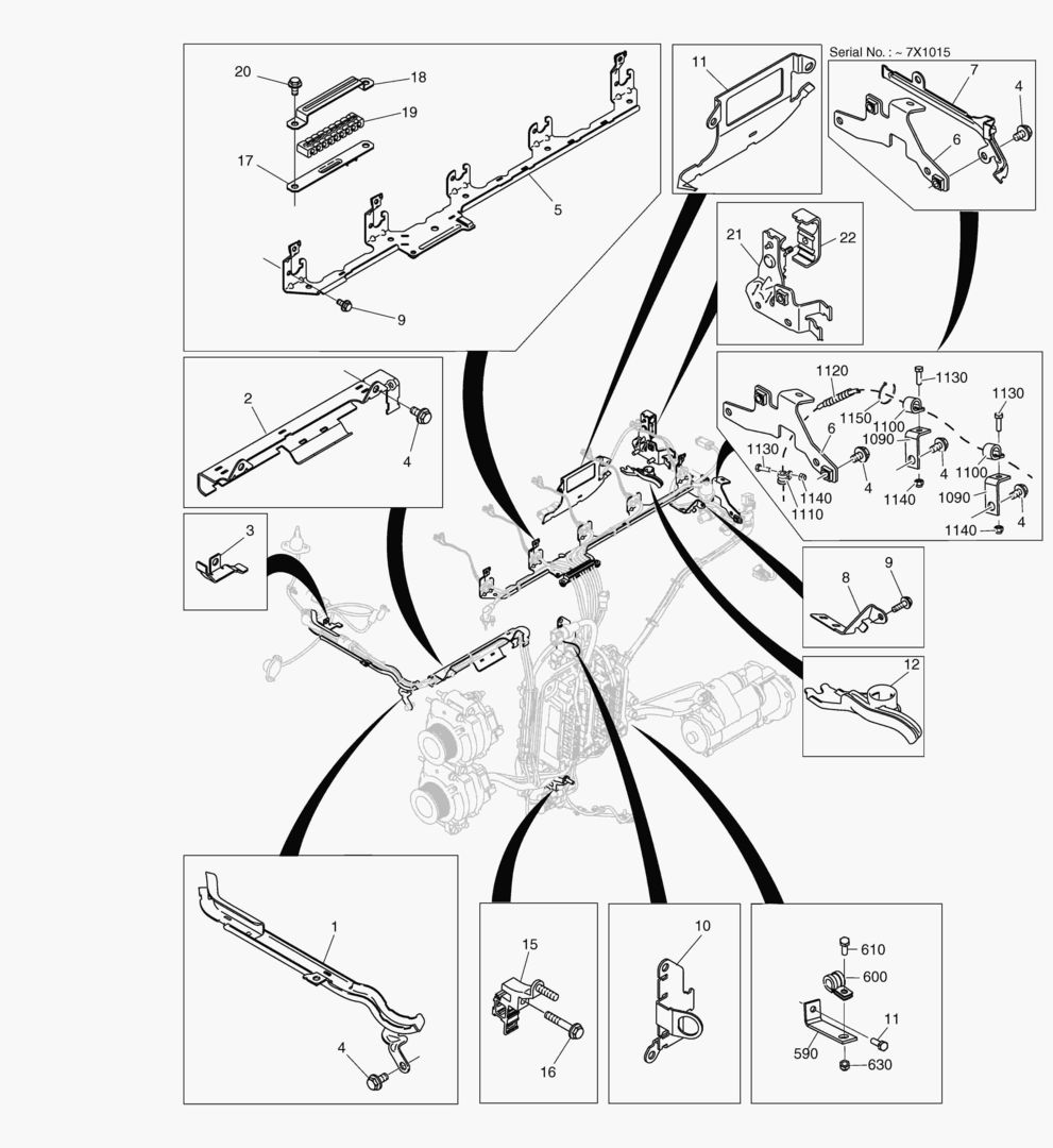 G011-400 CABLE ROUTEING