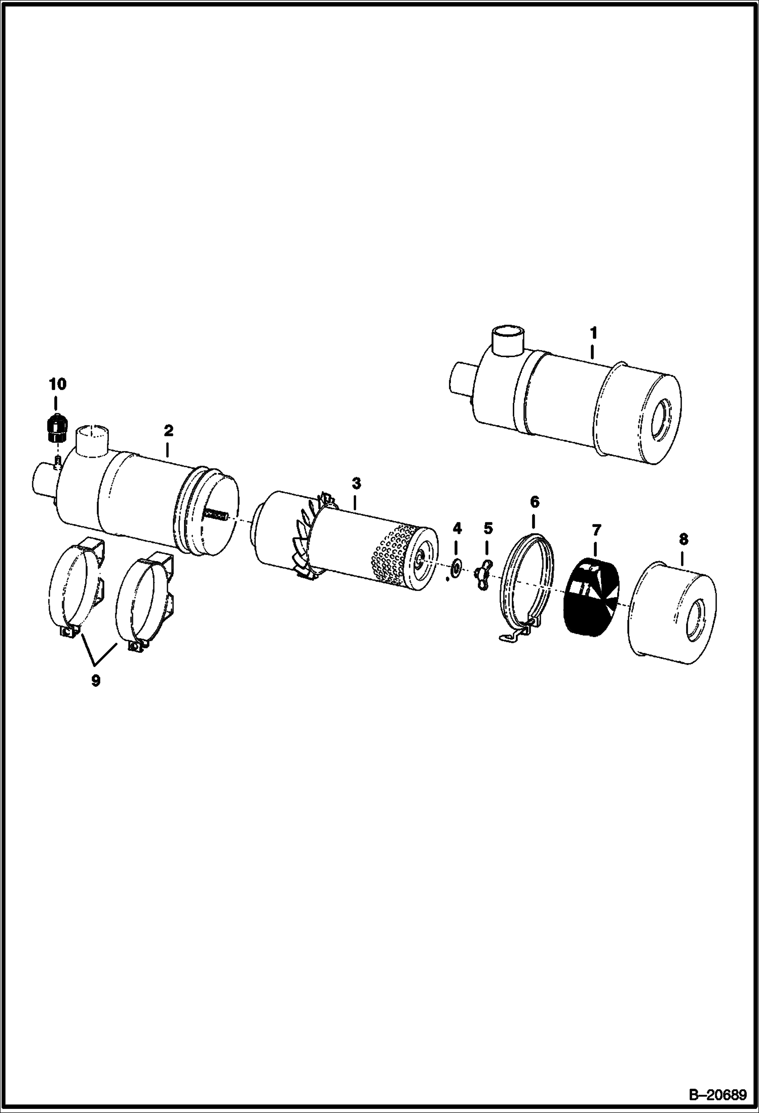Схема ВОЗДУШНЫЙ ФИЛЬТР