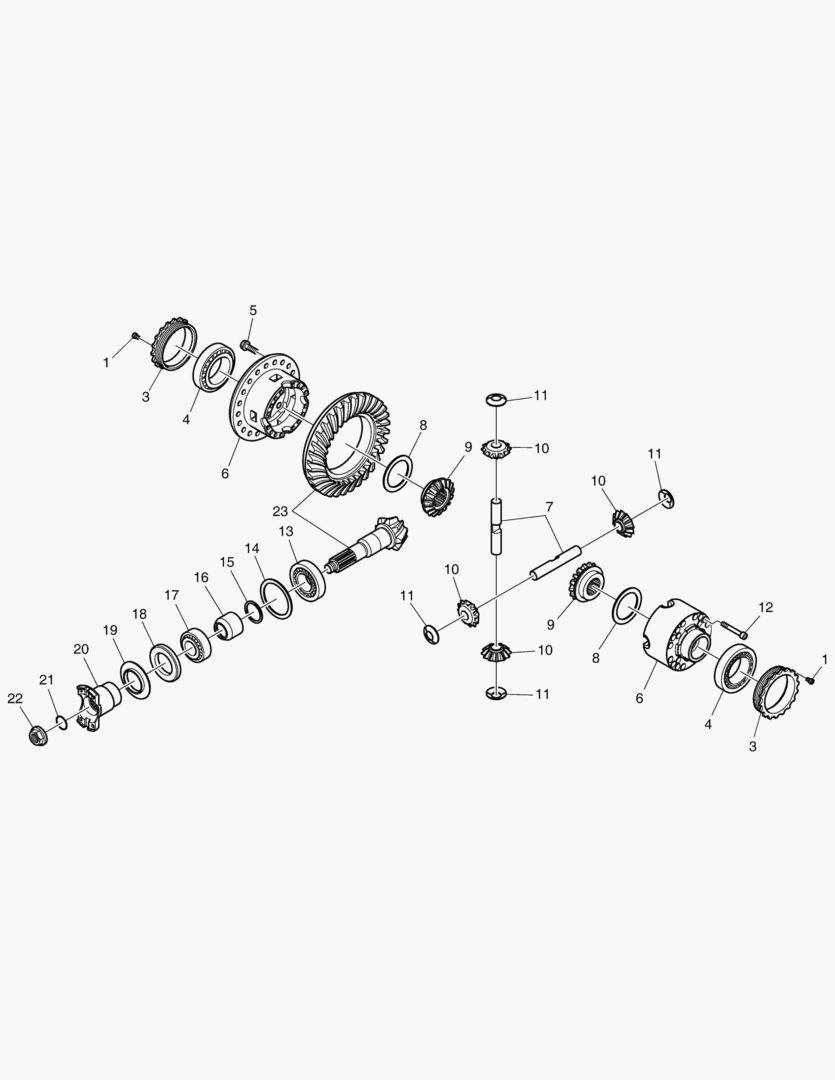 ДИФФЕРЕНЦИАЛ - ПЕРЕДНЯЯ ОСЬ