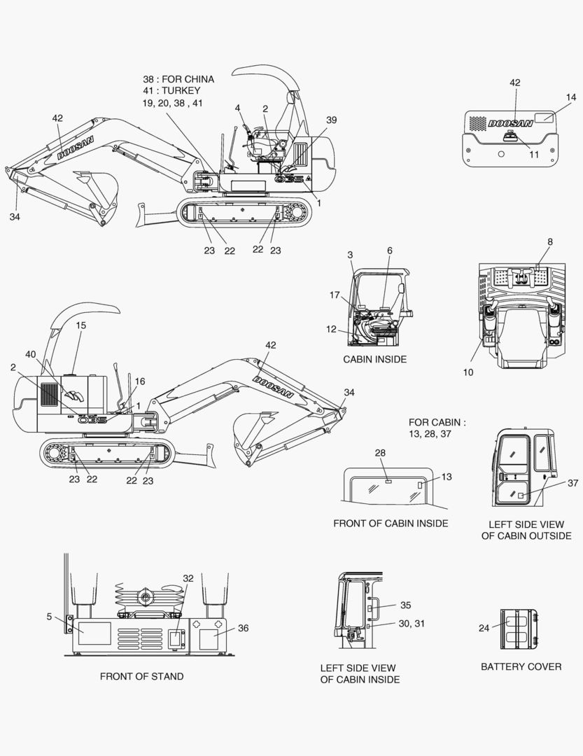 Схема 5130 NAME PLATE-EUROPE