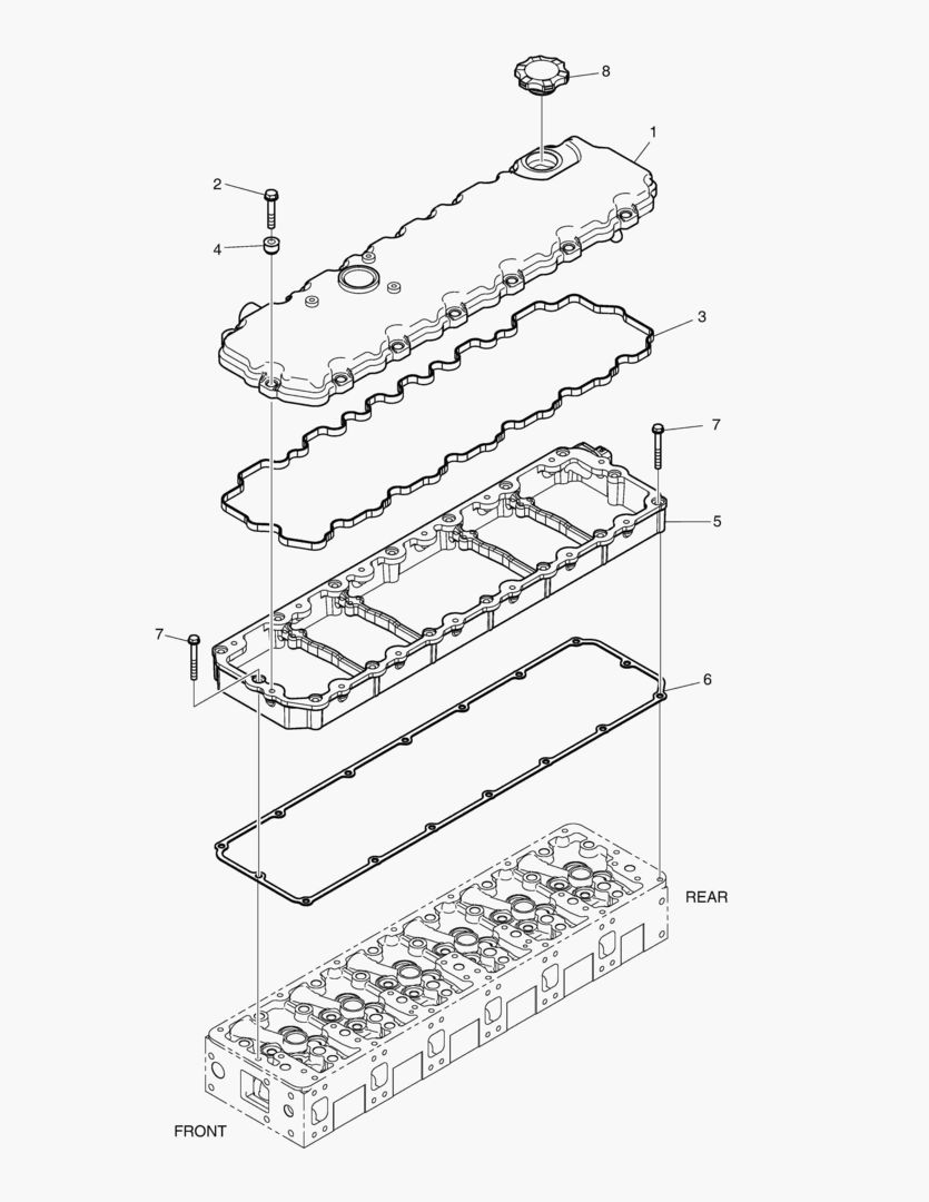 КРЫШКА ГОЛОВКИ ЦИЛИНДРА