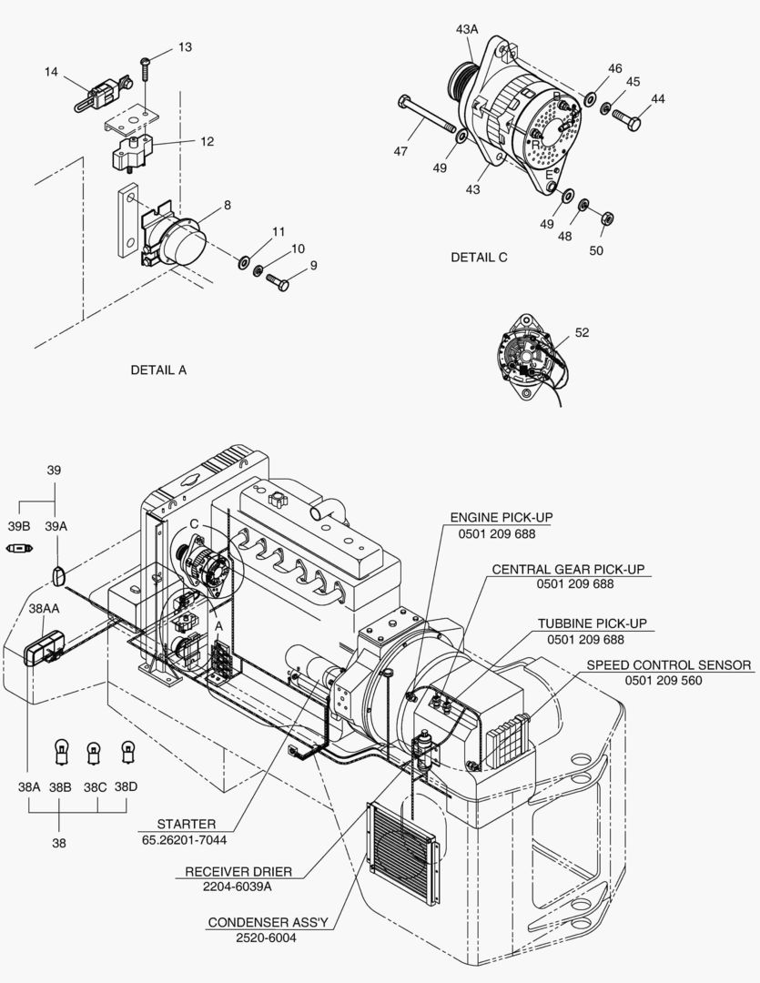 ЭЛЕКТРИЧЕСКИЕ ЗАПЧАСТИ(6)-ГЕНЕРАТОР ПЕРЕМЕННОГО ТОКА