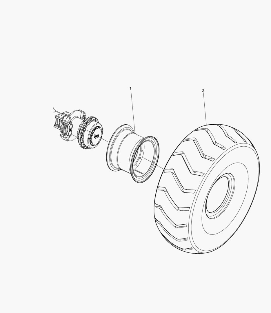 Спецтехника 5290 WHEEL ASS`Yпј€XL TUBELESS TIRESпј‰ - главное фото