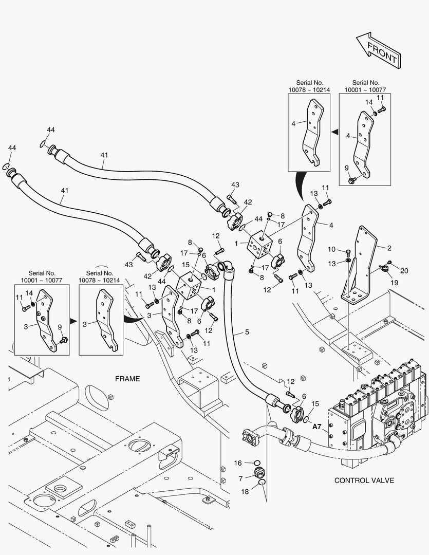 6140 MAIN PIPING - ONE & TWO WAY