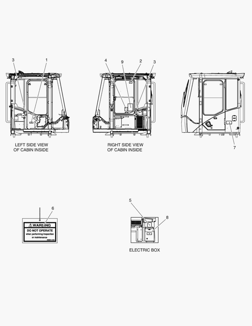 4190 DECAL - CABIN(EXPORT) [10001~10304]