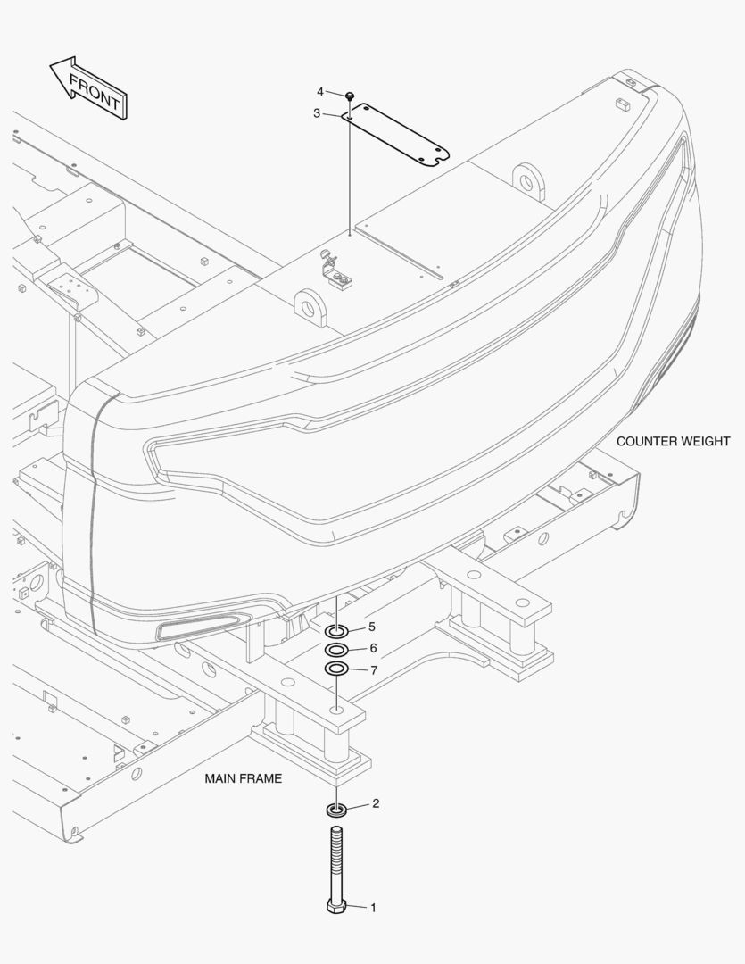 УСТАНОВКА ПРОТИВОВЕСА
