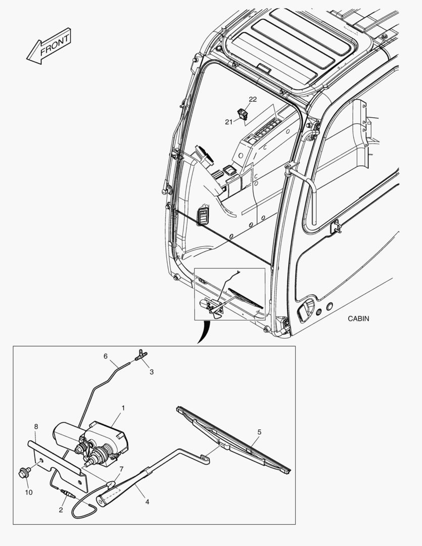 СТЕКЛООЧИСТИТЕЛЬ НИЖНЕГО СТЕКЛА
