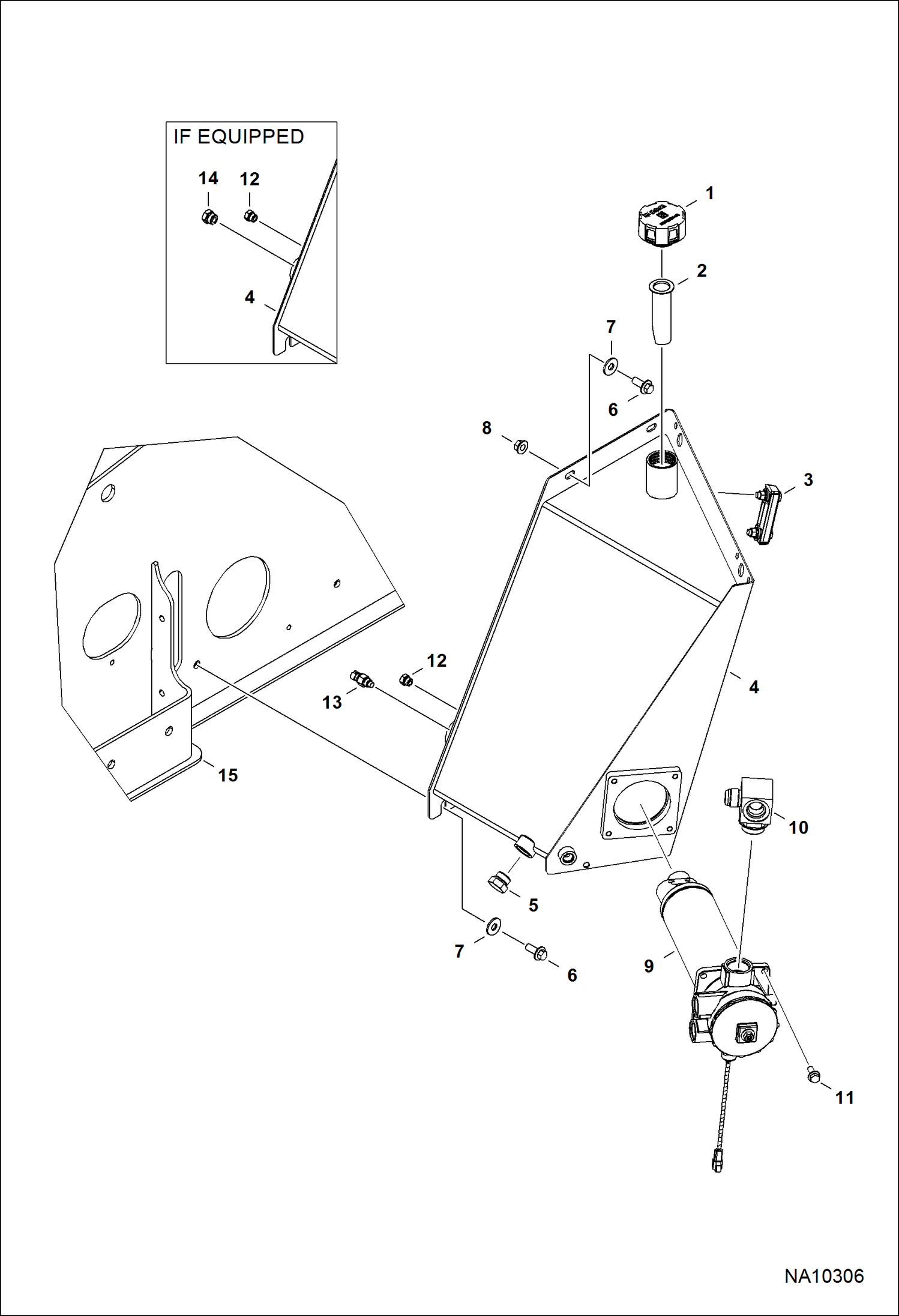 СХЕМА ГИДРАВЛИЧЕСКОЙ СИСТЕМЫ (БАК И ФИЛЬТР)