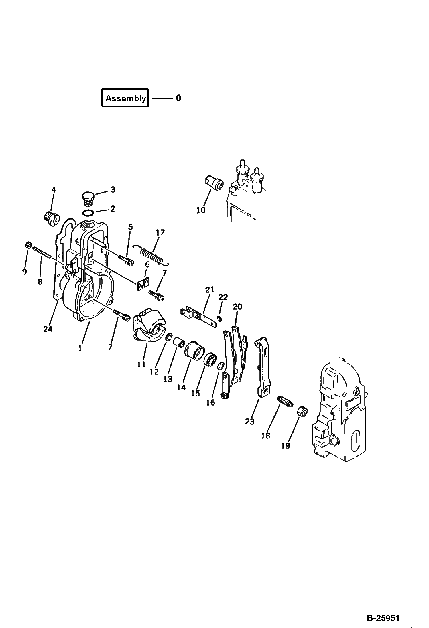 НАСОС ВПРЫСКА ТОПЛИВНОЙ СИСТЕМЫ (РЕГУЛЯТОРА ОБОРОТОВ ) (1 ИЗ 2)