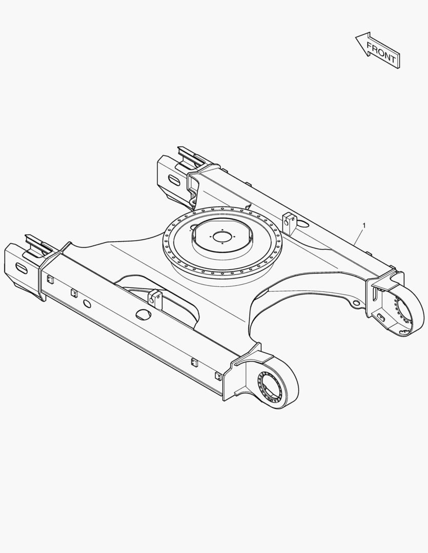 РАМА ГУСЕНИЦЫ-КОРОТКАЯ