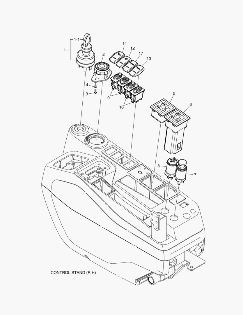 1791 ELECTRIC PARTS - CONTROL STAND [5094~]