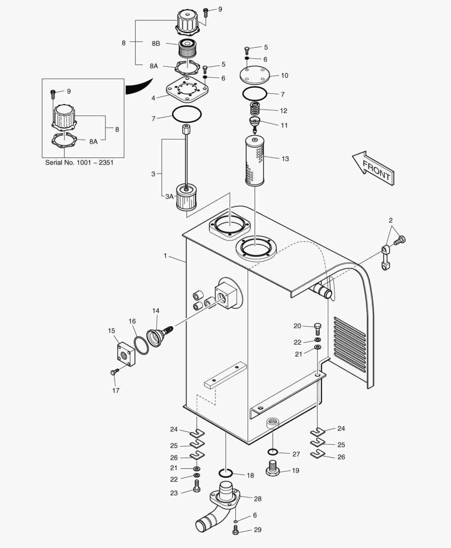 1160 OIL TANK ASSвЂ™Y