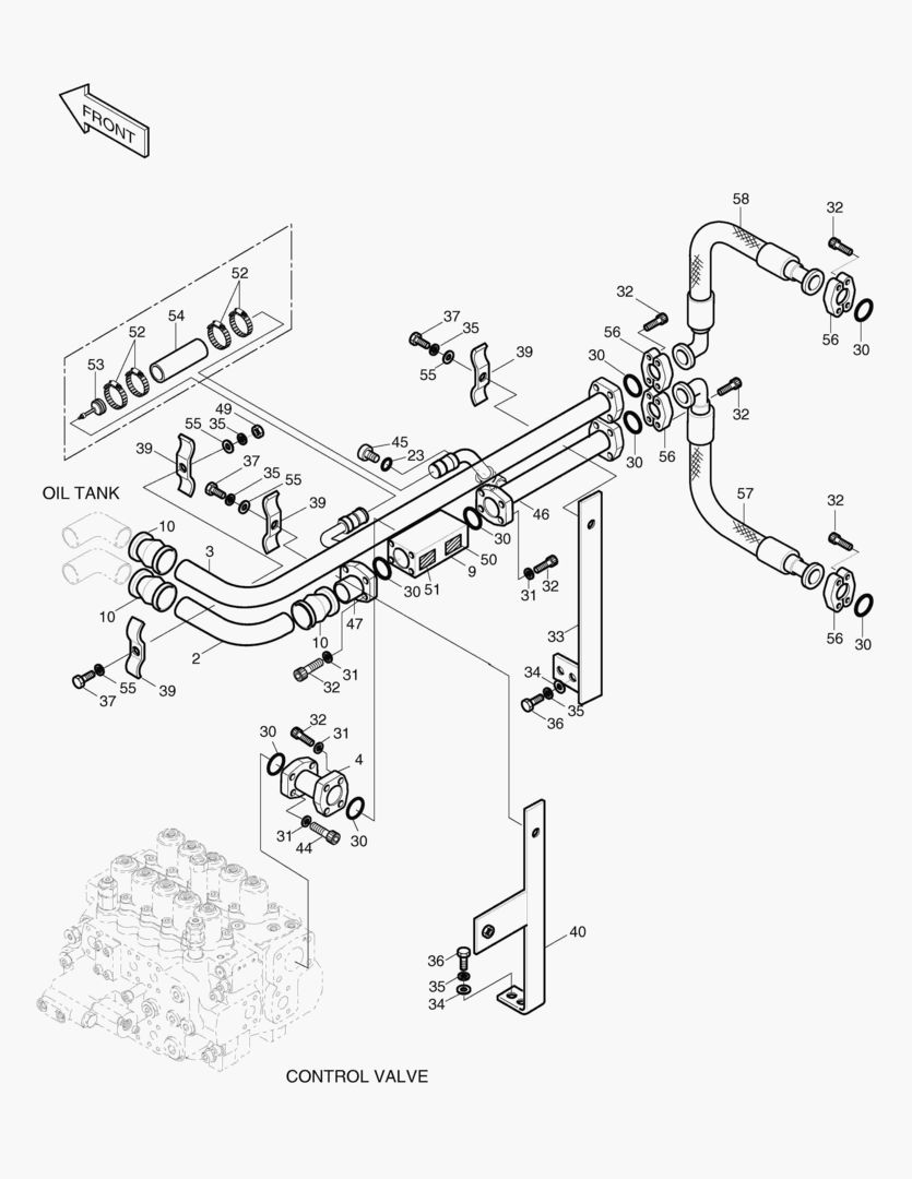 1221 OIL COOLER PIPING(2-1) [389~]