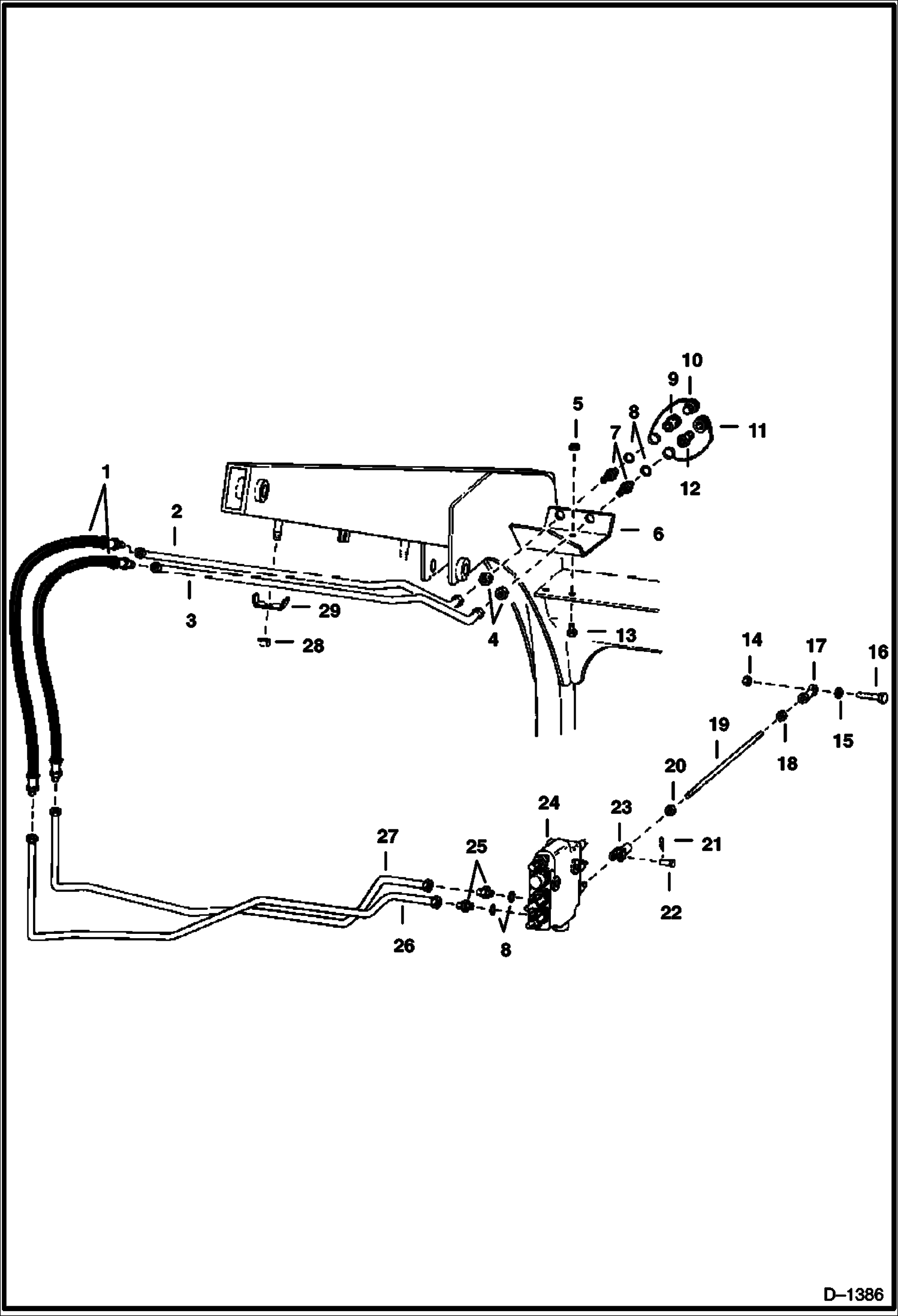 ВСПОМОГАТЕЛЬНЫЕ ГИДРАВЛИЧЕСКИЕ МЕХАНИЗМЫ (СЕРИЙНЫЙ НОМЕР 12999 И НИЖЕ)