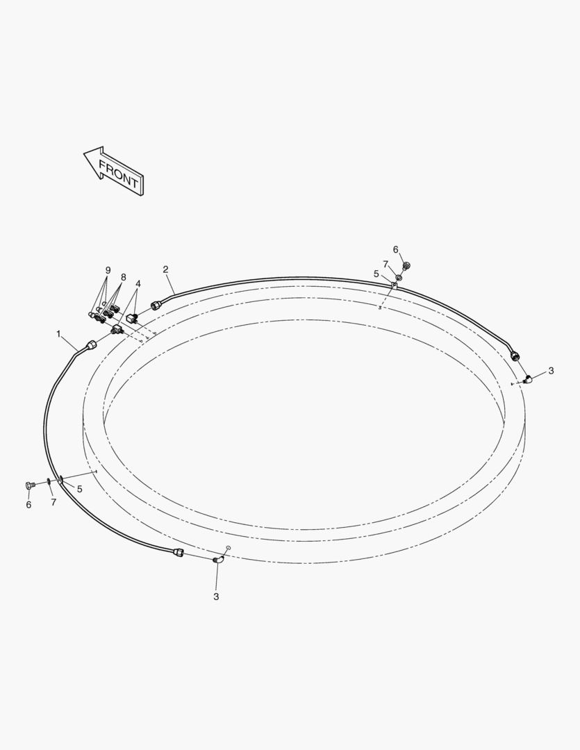 ТРУБОПРОВОД СМАЗОЧНОЙ СИСТЕМЫ