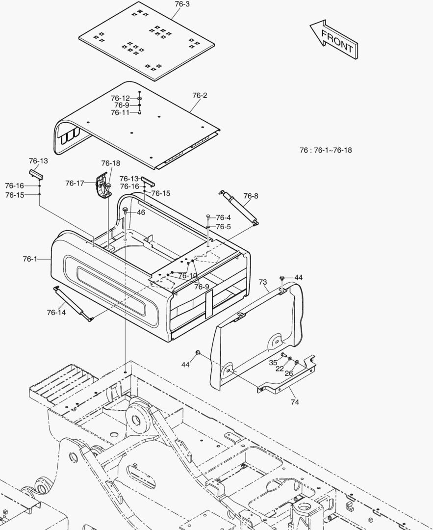 КРЫШКА АККУМУЛЯТОРА