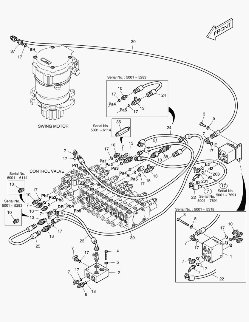 ТРУБОПРОВОД СЕРВОУПРАВЛЕНИЯ(2) - K ТИП
