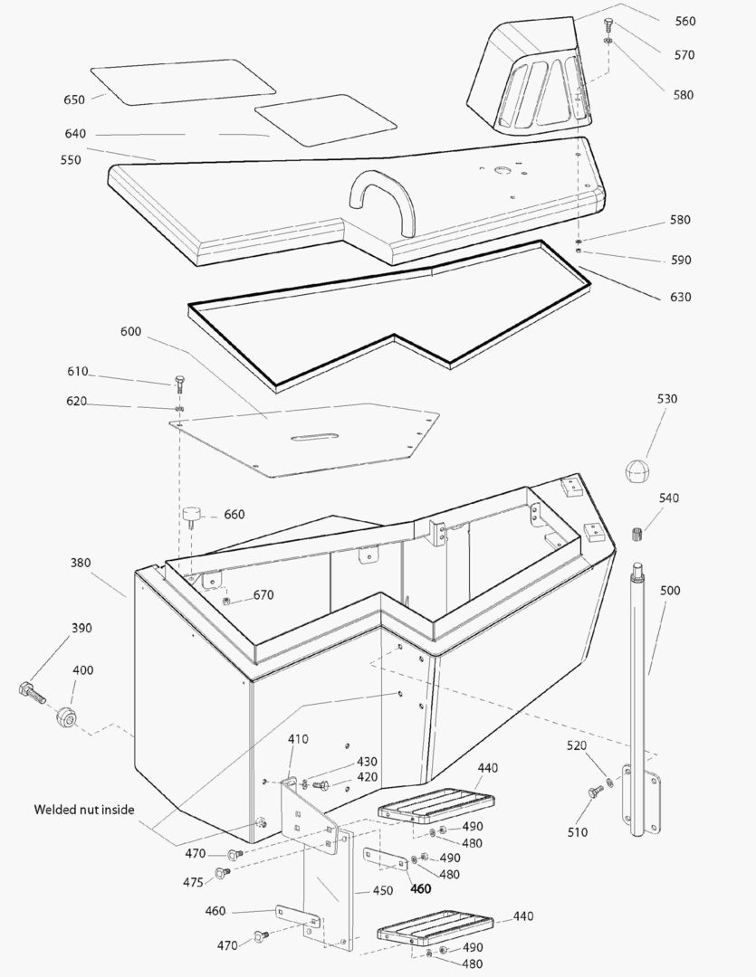 G280-4 FENDER RH