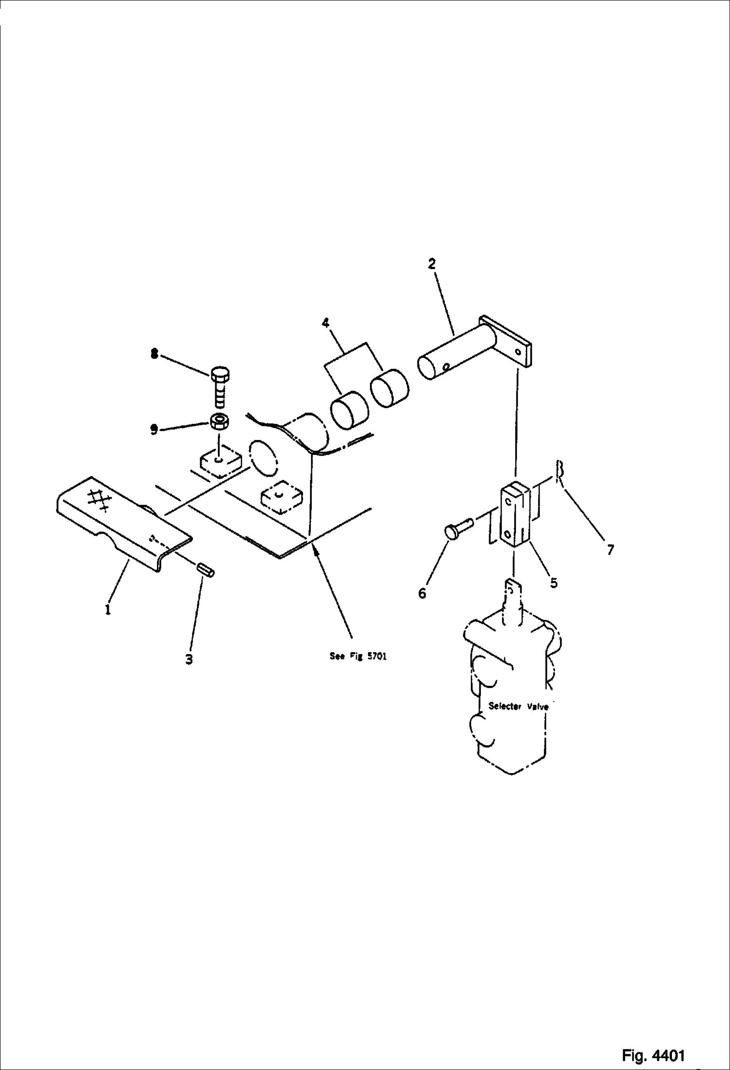 ПЕДАЛЬ УПРАВЛЕНИЯ КЛАПАНОМ ПЕРЕКЛЮЧЕНИЯ