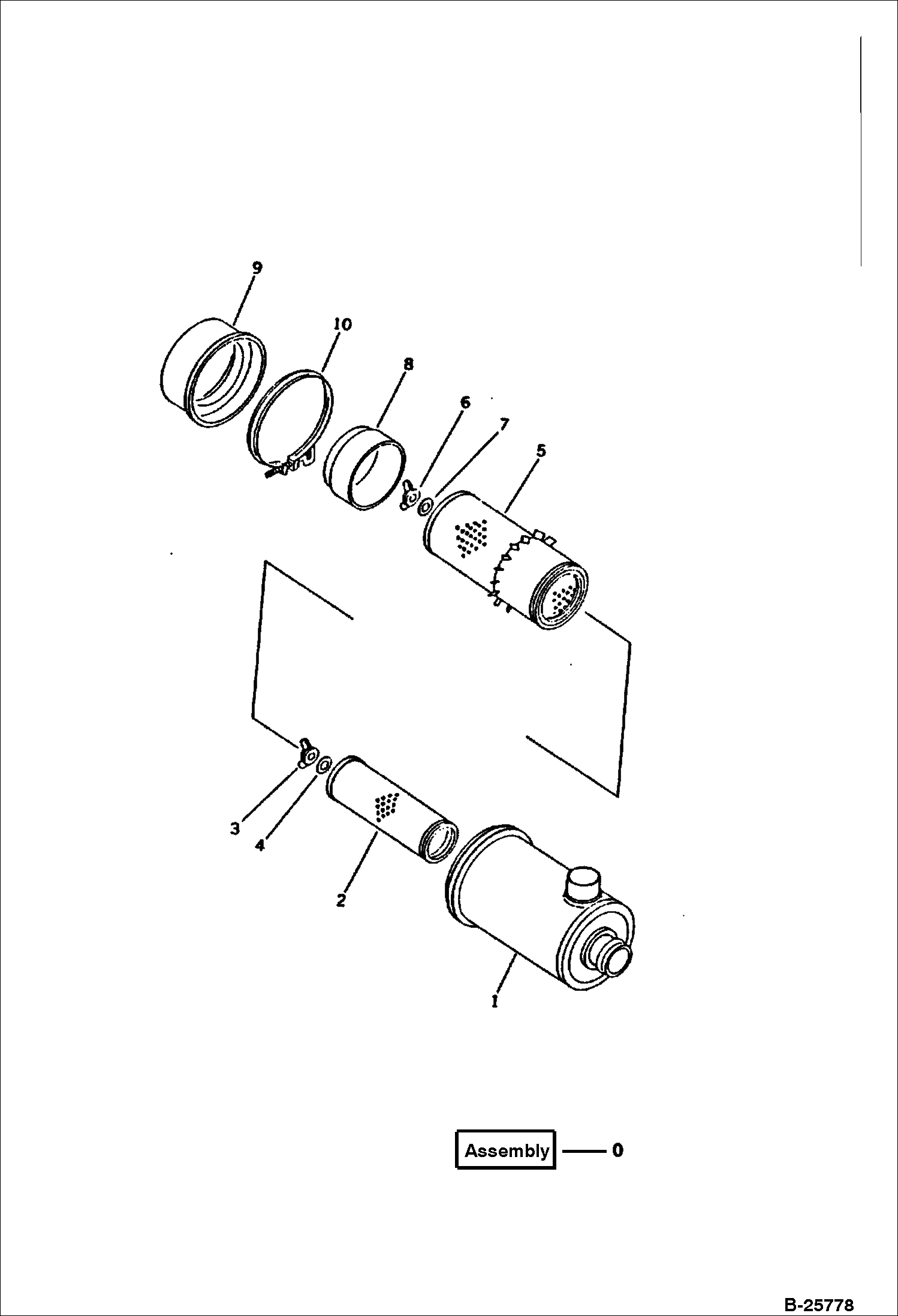 ВОЗДУХООЧИСТИТЕЛЬ (ДВОЙНОЙ ЭЛЕМЕНТ)