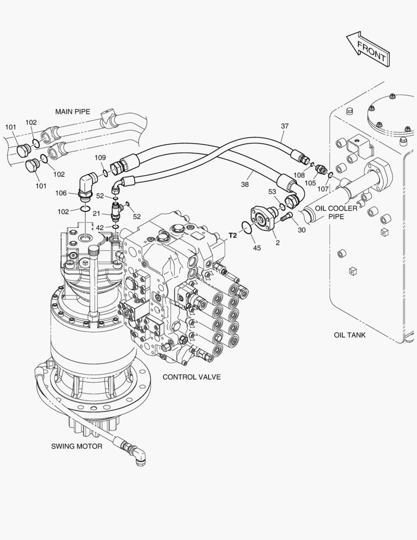 ТУБОПРОВОД МАСЛЯНОГО РАДИАТОРА(3)