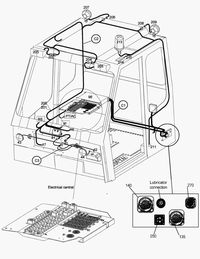 G062-3 ELECTRICAL SYSTEM; CABIN