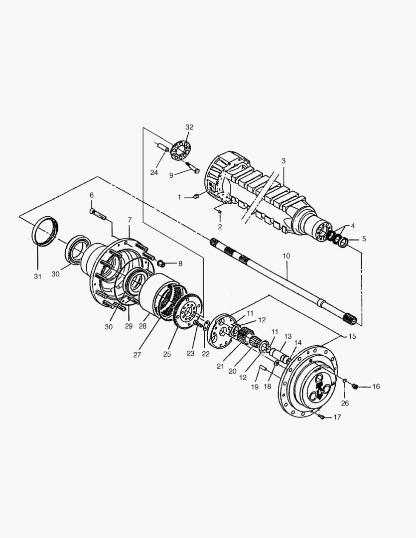 ЗАДНЯЯ ПЛАНЕТАРНАЯ ПЕРЕДАЧА
