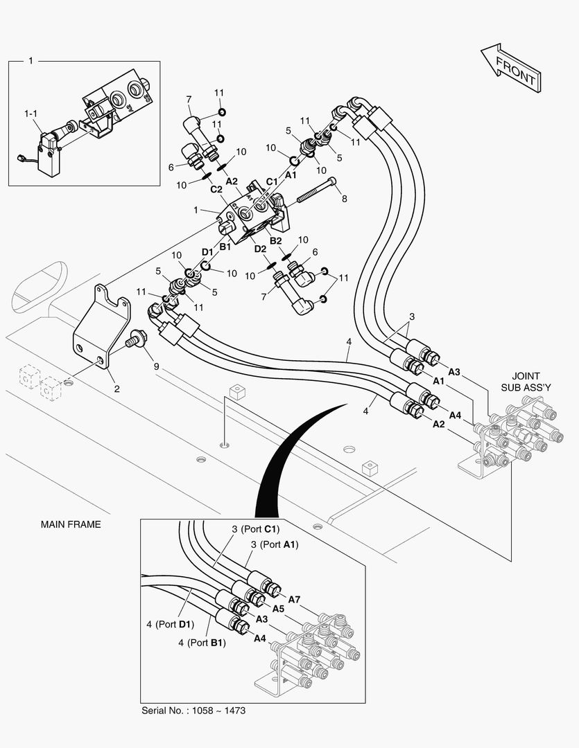 ТРУБОПРОВОД СЕРВОУПРАВЛЕНИЯ - ИЗМЕНЕНИЕ РЕЖИМА(1)