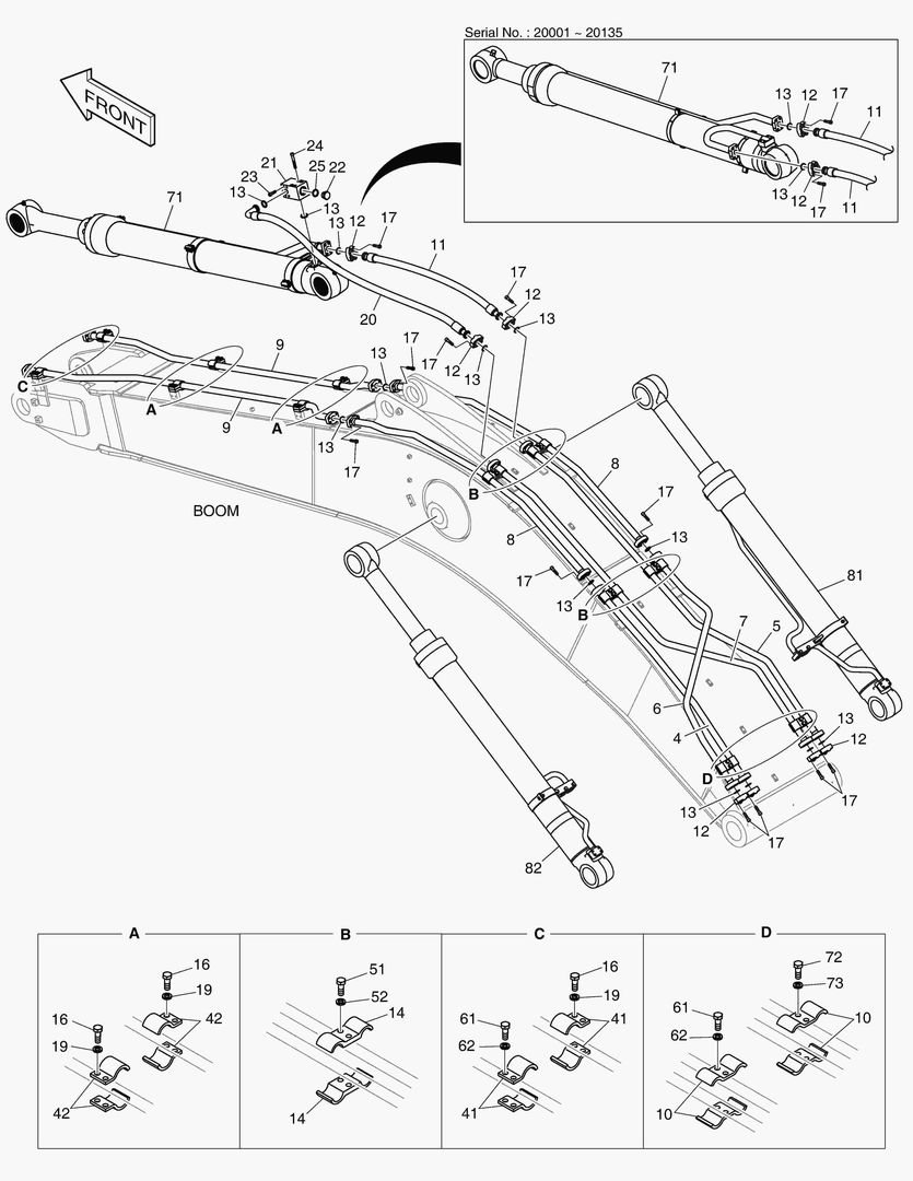 ГИДРОСИСТЕМА СТРЕЛЫ-7.1 м