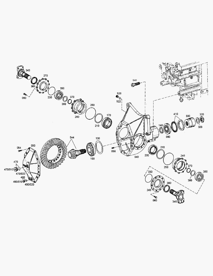 G020-109 DIFF. CARRIER