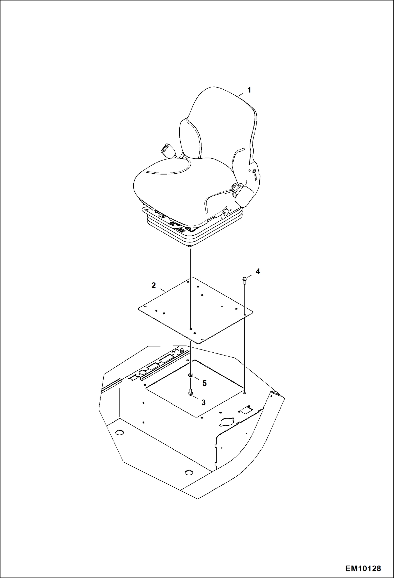 СИДЕНЬЕ (ПНЕВМАТИЧЕСКАЯ ПОДВЕСКА С ДАТЧИКОМ) (СПУСК)