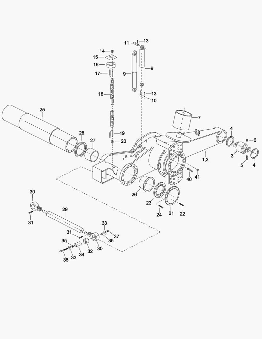 G072-1 FRONT AXLE SUSPENSION