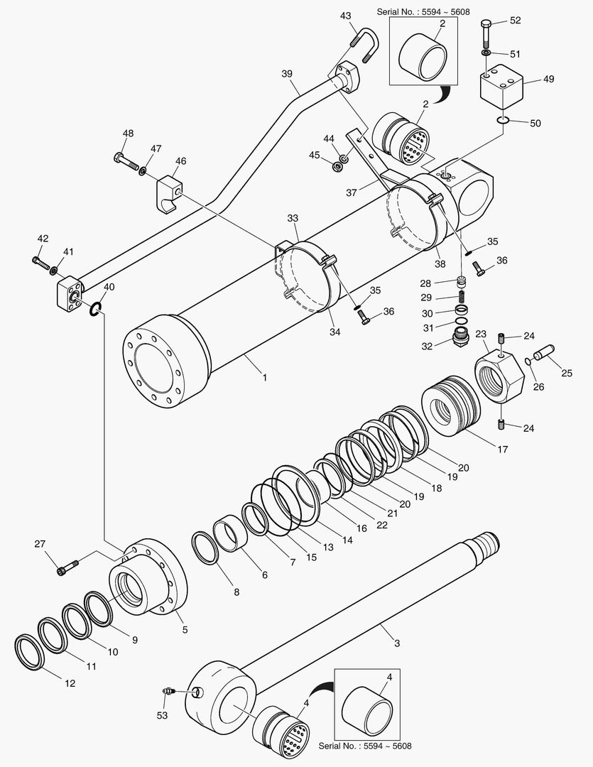 Спецтехника 4341 ARM CYLINDER - ARM 2.3m (ARTI. BOOM) [5594~] - главное фото
