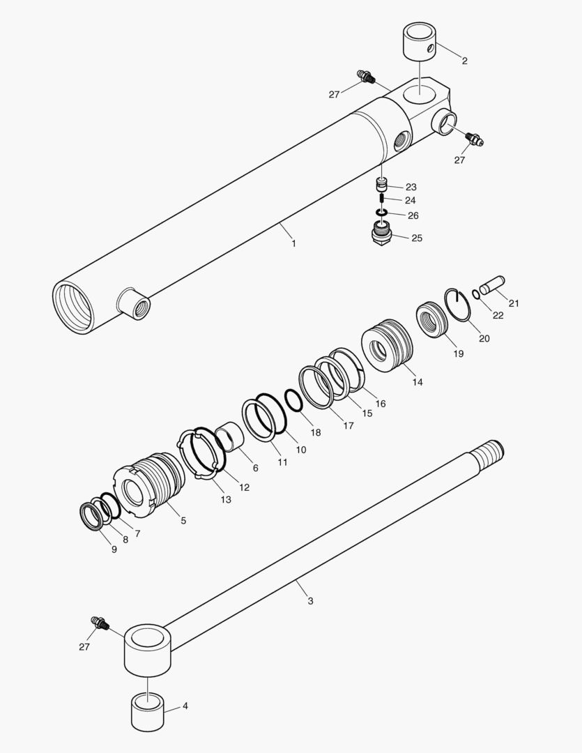 3600 STEERING CYLINDER [10001~10094]