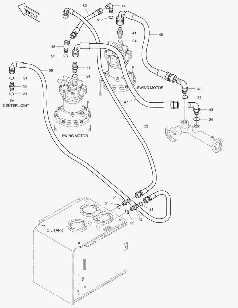 ТУБОПРОВОД МАСЛЯНОГО РАДИАТОРА(3)