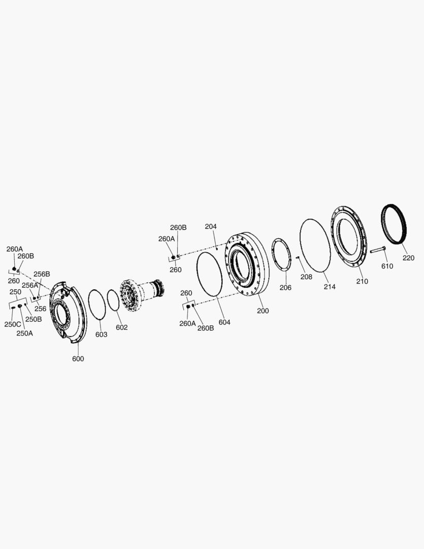 G250-16 HUB WET BRAKE
