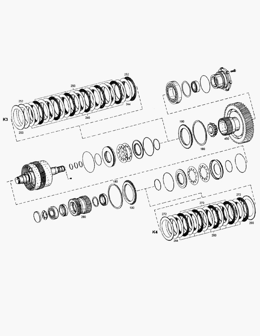 Спецтехника G070-52 COUPLING K3 + K4 [710002~710261] - главное фото